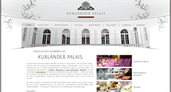 Desktop Screenshot of kurlaender-palais.com